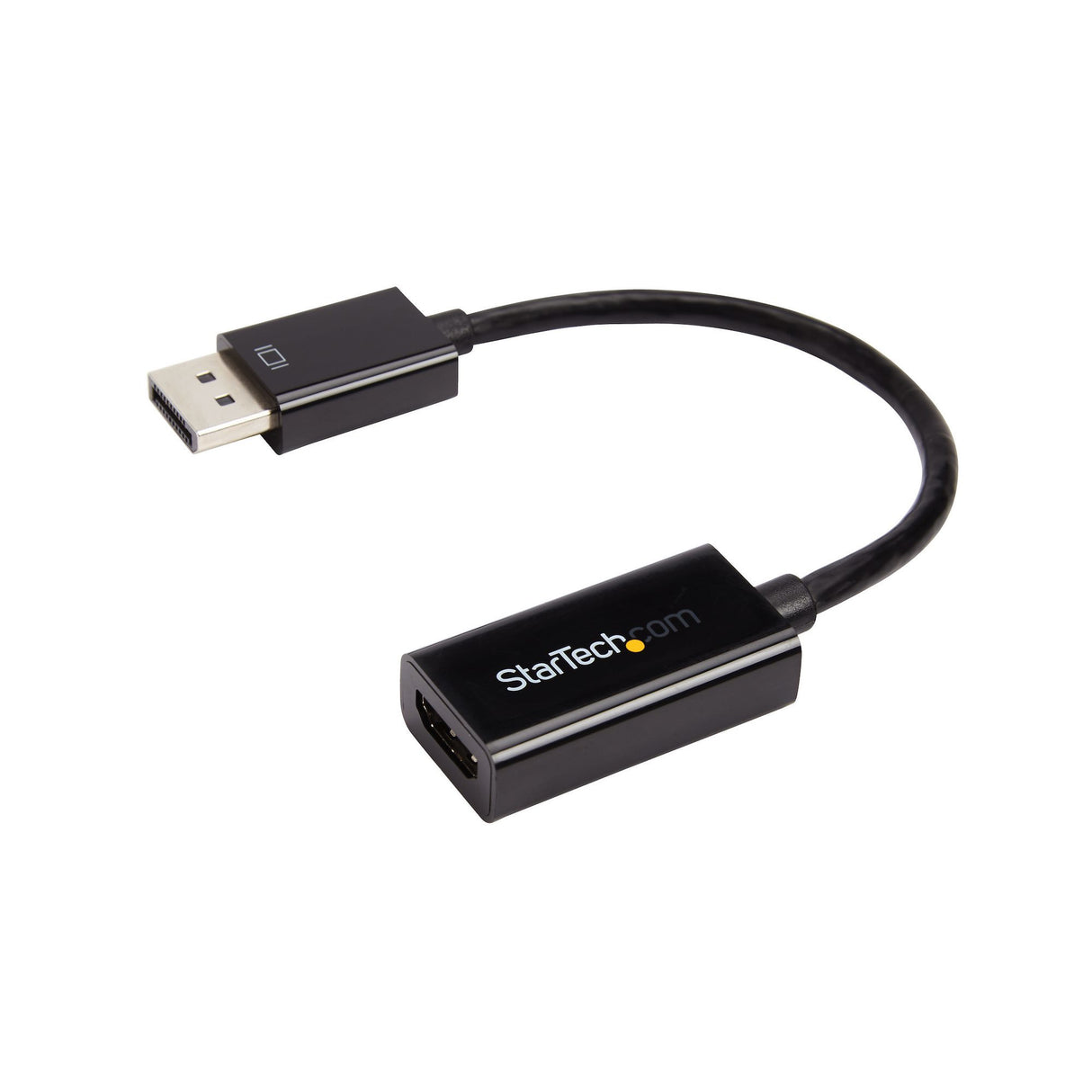 STARTECH DisplayPort to HDMI Adapter - 4K 30Hz Active DisplayPort to HDMI Video Converter - DP to HDMI Monitor|TV|Display Cable Adapter Dongle - Ultra HD DP 1.2 to HDMI 1.4 Adapter (DP2HD4KS) (DP2HD4KS)