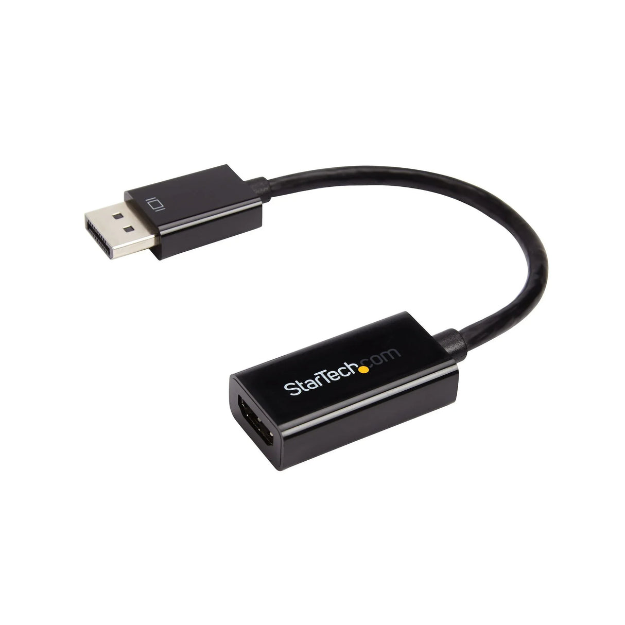 STARTECH DisplayPort to HDMI Adapter - 4K 30Hz Active DisplayPort to HDMI Video Converter - DP to HDMI Monitor|TV|Display Cable Adapter Dongle - Ultra HD DP 1.2 to HDMI 1.4 Adapter (DP2HD4KS) (DP2HD4KS)