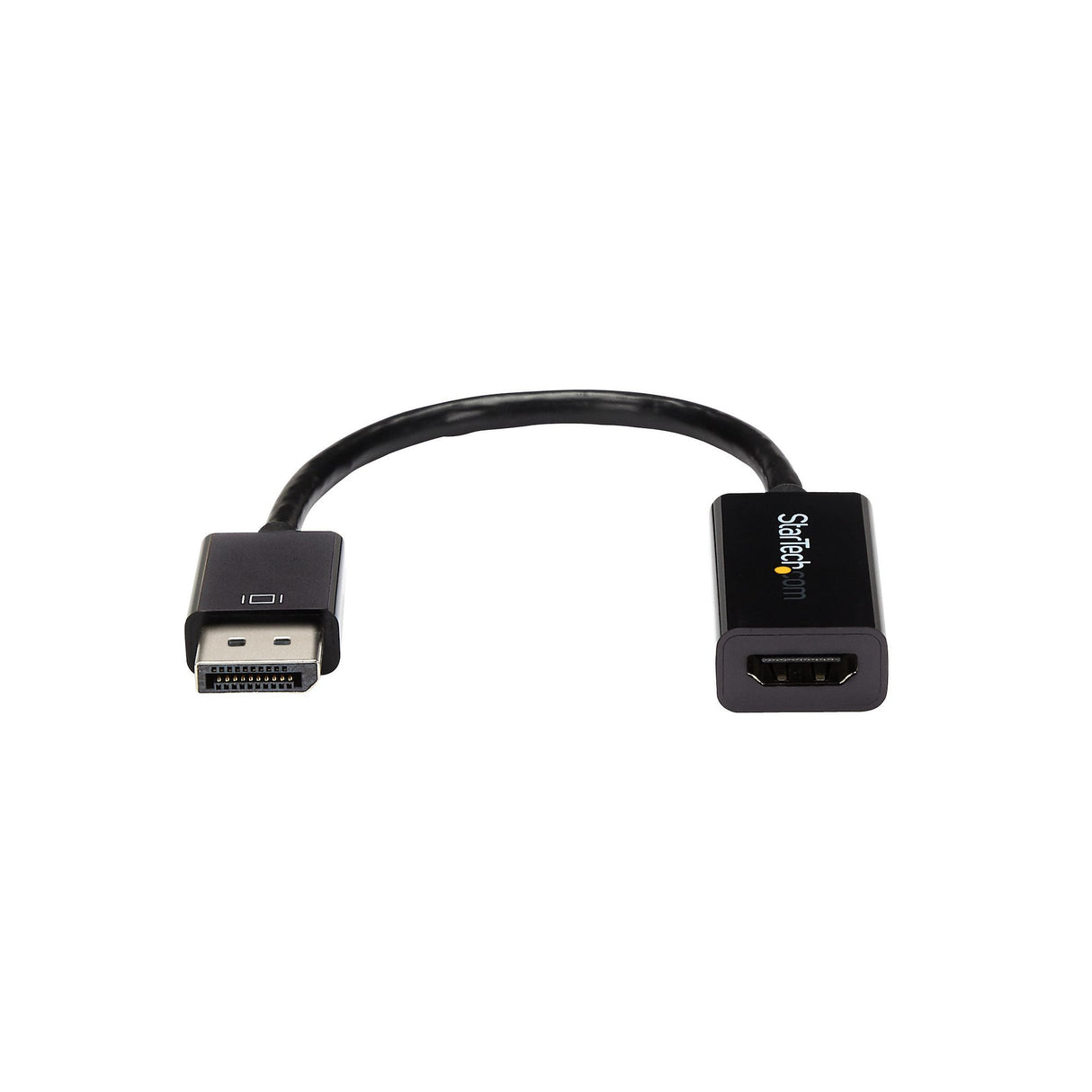 STARTECH DisplayPort to HDMI Adapter - 4K 30Hz Active DisplayPort to HDMI Video Converter - DP to HDMI Monitor|TV|Display Cable Adapter Dongle - Ultra HD DP 1.2 to HDMI 1.4 Adapter (DP2HD4KS) (DP2HD4KS)