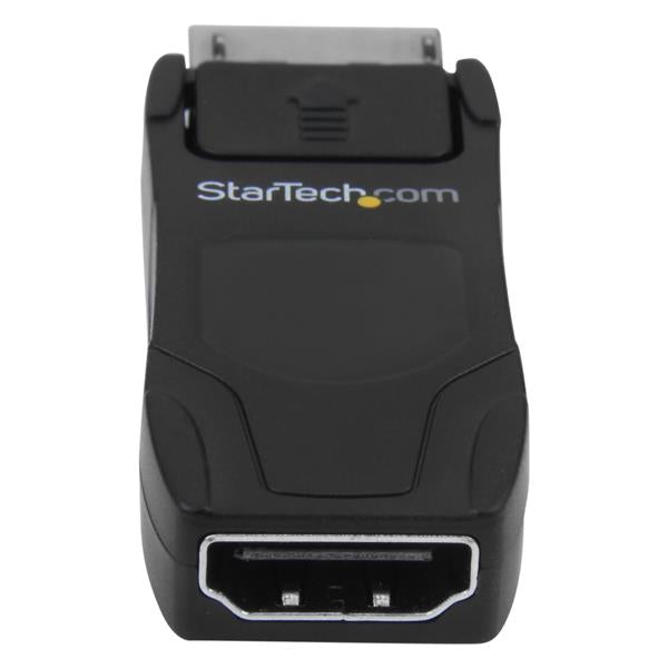 STARTECH DisplayPort to HDMI Adapter - 4K 30Hz Compact DP 1.2 to HDMI 1.4 Video Converter - DP++ to HDMI Monitor|TV - Passive DP to HDMI Cable Adapter - Latching DP Connector (DP2HD4KADAP) (DP2HD4KADAP)