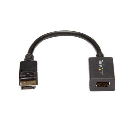 STARTECH DisplayPort to HDMI Adapter - DP 1.2 to HDMI Video Converter 1080p - DP to HDMI Monitor|TV|Display Cable Adapter Dongle - Passive DP to HDMI Adapter - Latching DP Connector (DP2HDMI2) (DP2HDMI2)