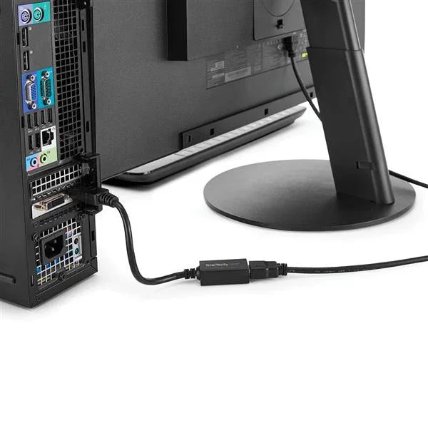 STARTECH DisplayPort to HDMI Adapter - DP 1.2 to HDMI Video Converter 1080p - DP to HDMI Monitor|TV|Display Cable Adapter Dongle - Passive DP to HDMI Adapter - Latching DP Connector (DP2HDMI2) (DP2HDMI2)