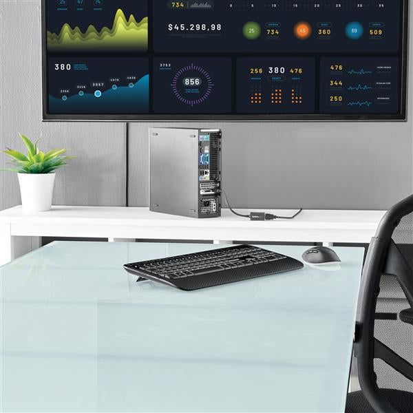 STARTECH DisplayPort to HDMI Adapter - DP 1.2 to HDMI Video Converter 1080p - DP to HDMI Monitor|TV|Display Cable Adapter Dongle - Passive DP to HDMI Adapter - Latching DP Connector (DP2HDMI2) (DP2HDMI2)