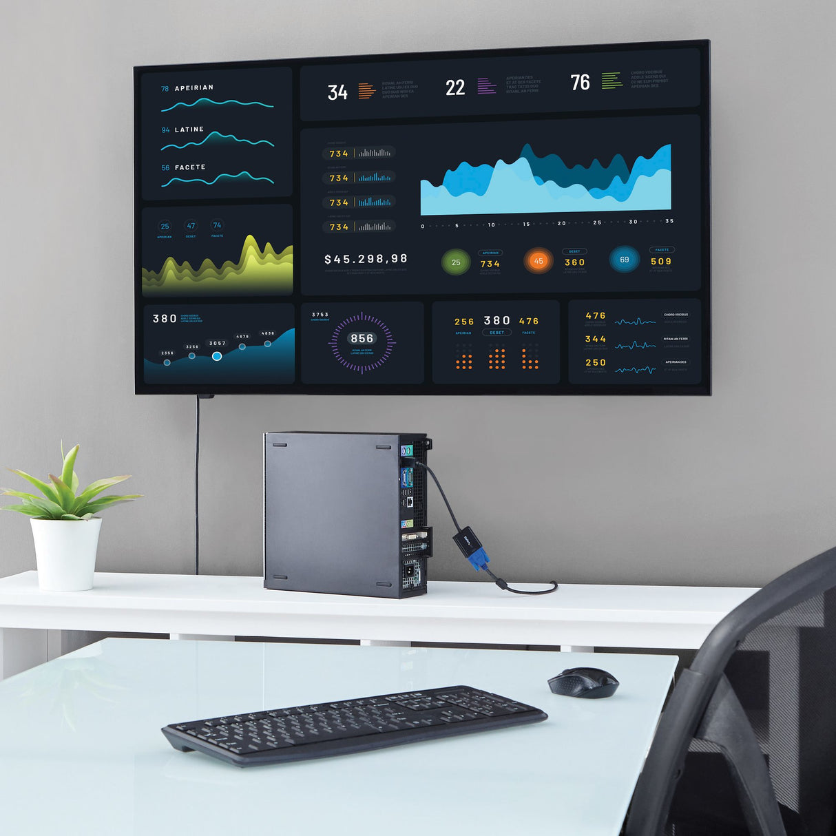 STARTECH DisplayPort to VGA Adapter - Active DP to VGA Converter - 1080p Video - DP|DP++ Source to VGA Monitor Cable Adapter - DP to VGA Adapter Dongle Digital to Analog - DP 1.2 to VGA (DP2VGA3) (DP2VGA3)