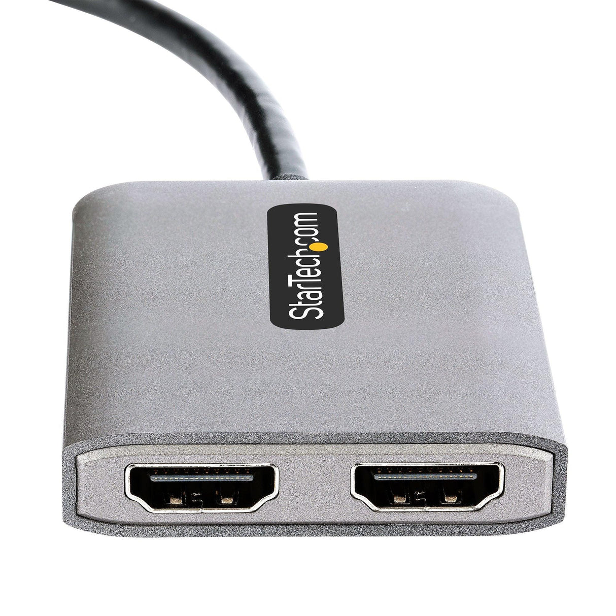 STARTECH DP to Dual HDMI MST HUB - Dual HDMI 4K 60Hz - DisplayPort Multi Monitor Adapter with 1ft | 30cm cable - DP 1.4 Multi Stream Transport Hub | DSC | HBR3 - DP to HDMI Splitter (MST14DP122HD) (MST14DP122HD)