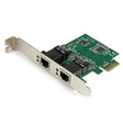STARTECH Dual Port Gigabit PCI Express Server Network Adapter Card - 1 Gbps PCIe NIC - Dual Port Server Adapter - 2 Port Ethernet Card (ST1000SPEXD4)