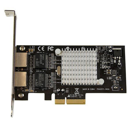 STARTECH Dual Port PCI Express (PCIe x4) Gigabit Ethernet Server Adapter - 2 Port Network Card - Intel i350 NIC - GbE Network Card (ST2000SPEXI)