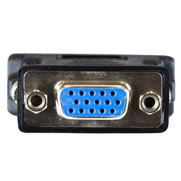 STARTECH DVI to VGA Cable Adapter - Black - M|F - DVI-I to VGA Converter Adapter (DVIVGAMFBK)