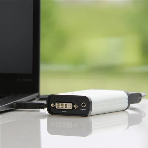 STARTECH DVI Video Capture Card - 1080p 60fps Game Capture Card - Aluminum - Game Capture Card - HD PVR - USB Video Capture (USB32DVCAPRO)