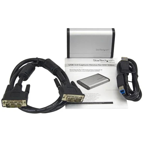 STARTECH DVI Video Capture Card - 1080p 60fps Game Capture Card - Aluminum - Game Capture Card - HD PVR - USB Video Capture (USB32DVCAPRO)