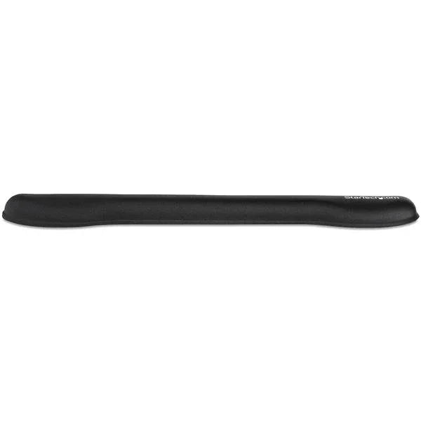STARTECH Foam Keyboard Wrist Rest for Ergonomic Typing Support - Padded Non-Slip Keyboard Cushion - Laptop or Desktop Computer Keyboard Wrist | Hand & Arm Rest - Soft Black Nylon Rest Pad (WRSTRST) (WRSTRST)