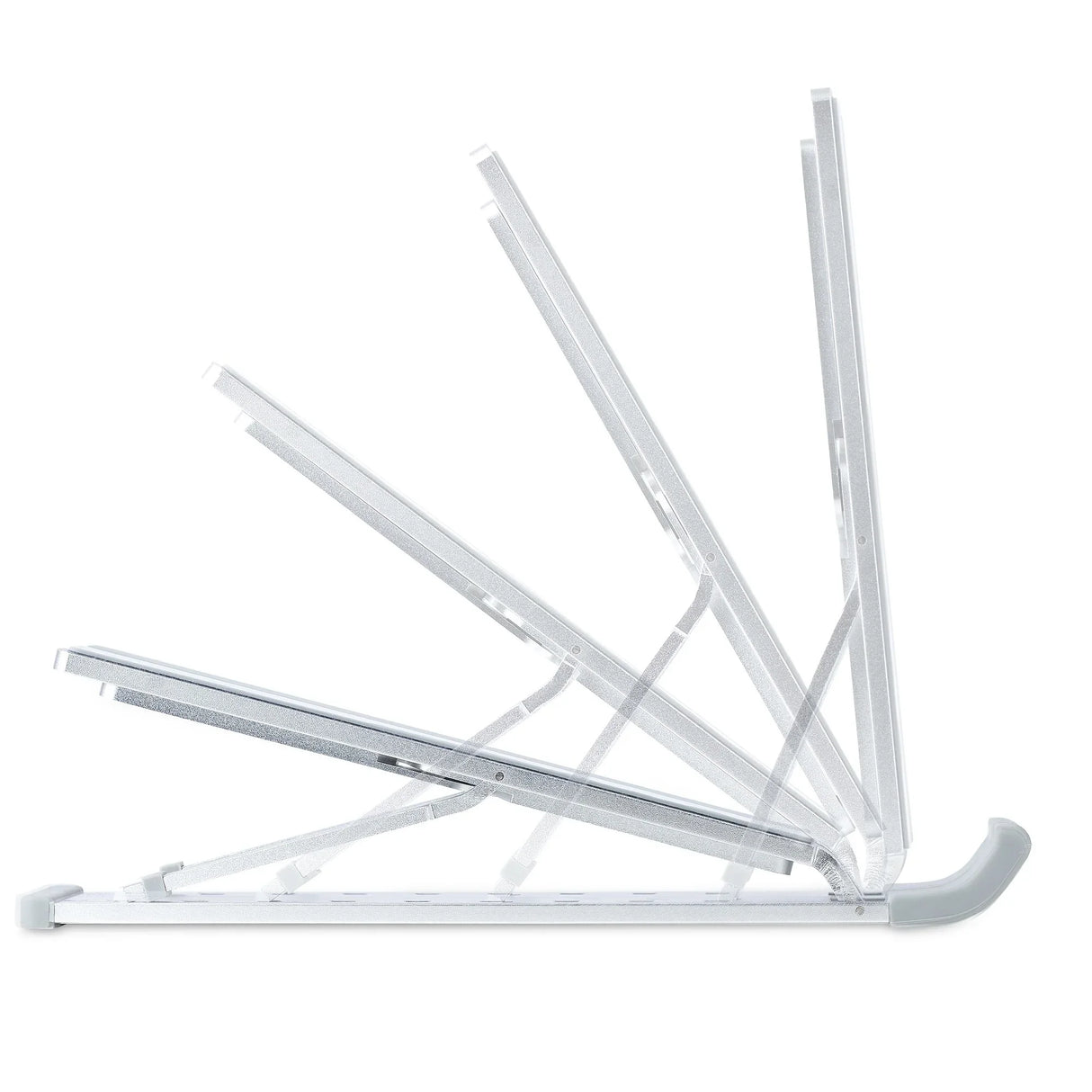 STARTECH Foldable Laptop Riser Stand | Portable Height Adjustable Ergonomic Laptop Stand | Ventilated Aluminum Frame Supports 22lb (10Kg) | Tilt|Raised|Angled Laptop|Tablet Stand (LAPTOP-RISER-BAR) (LAPTOP-RISER-BAR)