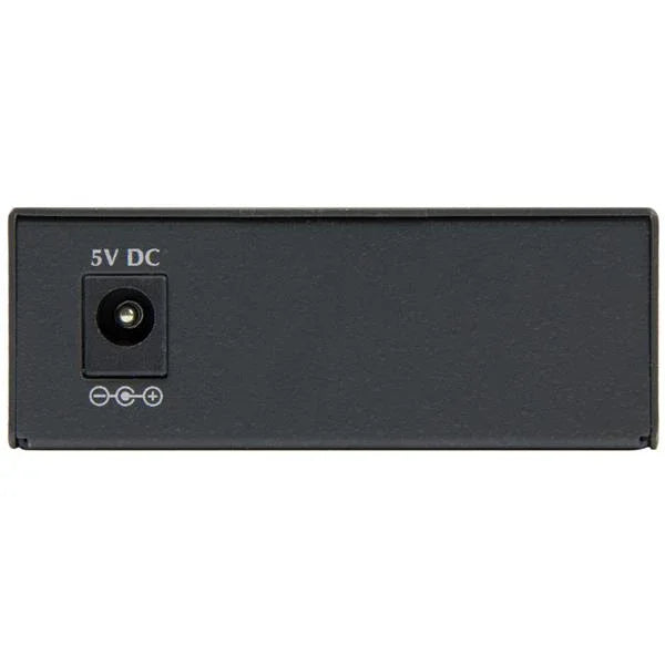 STARTECH Gigabit Ethernet Fiber Media Converter with Open SFP Slot - Supports 10|100|1000 Networks - Copper to Fiber Media Converter (MCM1110SFP)