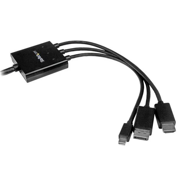 STARTECH HDMI | DisplayPort or Mini DisplayPort to HDMI Converter Cable - 2 m (6 ft.) (DPMDPHD2HD)