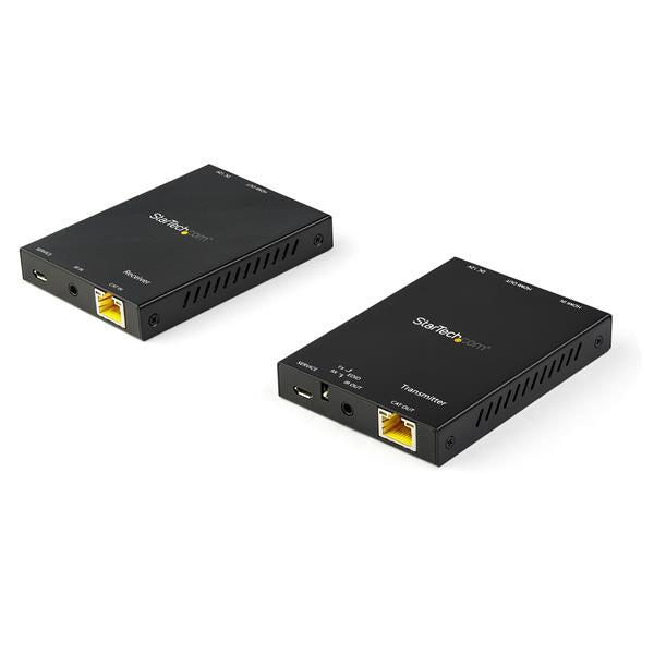STARTECH HDMI over CAT6 Extender Kit - 4K 60Hz - HDMI Balun Kit - Signal up to 165 ft | 50m - HDR - 4:4:4 - 7.1 Audio Support (ST121HD20V) (ST121HD20V)