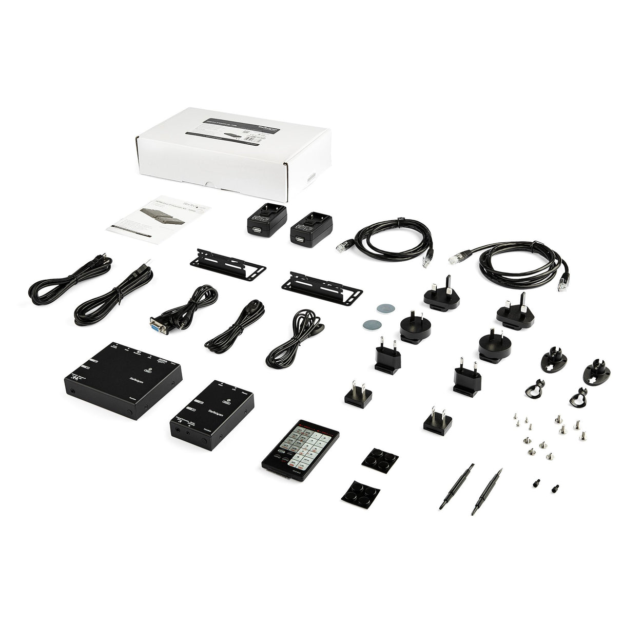 STARTECH HDMI Over IP Extender Kit - Advanced Compression - Transmitter & Receiver (ST12MHDLNHK) (ST12MHDLNHK)