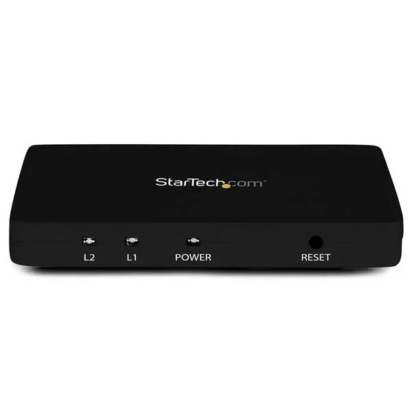 STARTECH HDMI Splitter 1 In 2 Out - 4k 30Hz - 2 Port - Aluminum - HDMI Multi Port - HDMI Audio Splitter (ST122HD4K) (ST122HD4K)