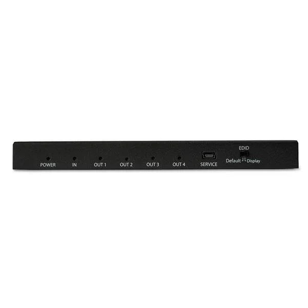STARTECH HDMI Splitter - 4-Port - 4K 60Hz - HDMI Splitter 1 In 4 Out - 4 Way HDMI Splitter - HDMI Port Splitter (ST124HD202) (ST124HD202)
