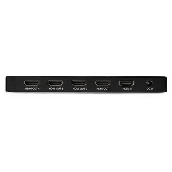 STARTECH HDMI Splitter - 4-Port - 4K 60Hz - HDMI Splitter 1 In 4 Out - 4 Way HDMI Splitter - HDMI Port Splitter (ST124HD202) (ST124HD202)