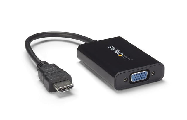STARTECH HDMI to VGA Adapter | 1920x1080 Converter with Audio Output | VGA to HDMI Monitor Adapter (HD2VGAA2) (HD2VGAA2)
