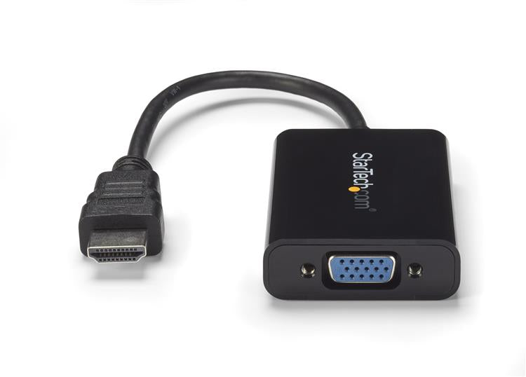 STARTECH HDMI to VGA Adapter | 1920x1080 Converter with Audio Output | VGA to HDMI Monitor Adapter (HD2VGAA2) (HD2VGAA2)