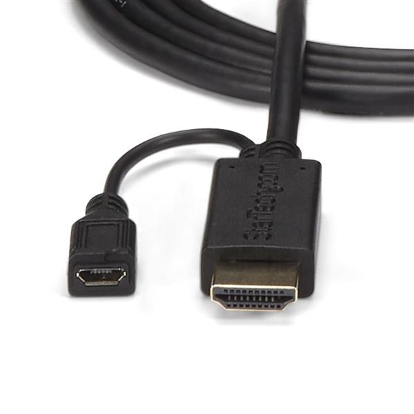 STARTECH HDMI to VGA Cable | 6ft 2m - 1080p | Active Conversion to VGA Adapter Cable for Your VGA Monitor | Display (HD2VGAMM6) (HD2VGAMM6)