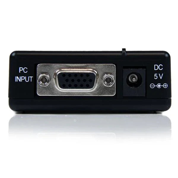 STARTECH High Resolution VGA to Composite (RCA) or S-Video Converter - PC to TV Video Adapter - 1600x1200 RGB to TV (VGA2VID)
