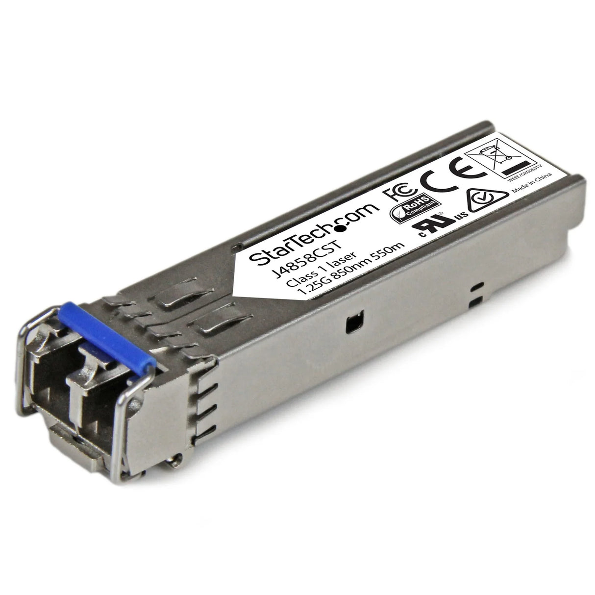 STARTECH HPE J4858C Compatible SFP Module - 1000BASE-SX - 1GbE Multi Mode (MMF) Fiber Optic Transceiver - 1GE Gigabit Ethernet SFP - LC 550m - 850nm - DDM HPE 1400 | 1700 | 1820 (J4858CST) (J4858CST)