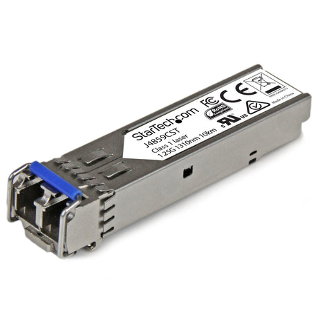 STARTECH HPE J4859C Compatible SFP Module - 1000BASE-LX - 1GbE Single Mode (SMF) |Multi Mode (MMF) Fiber Optic Transceiver - 1GE Gigabit Ethernet SFP - LC 10km - 1310nm - DDM HPE 1400 (J4859CST) (J4859CST)