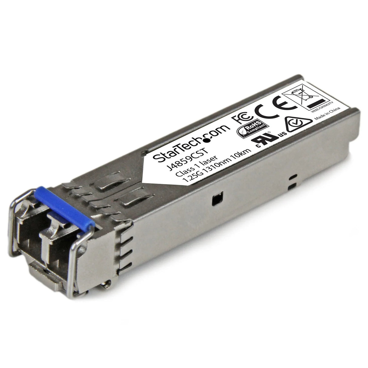 STARTECH HPE J4859C Compatible SFP Module - 1000BASE-LX - 1GbE Single Mode (SMF) |Multi Mode (MMF) Fiber Optic Transceiver - 1GE Gigabit Ethernet SFP - LC 10km - 1310nm - DDM HPE 1400 (J4859CST) (J4859CST)