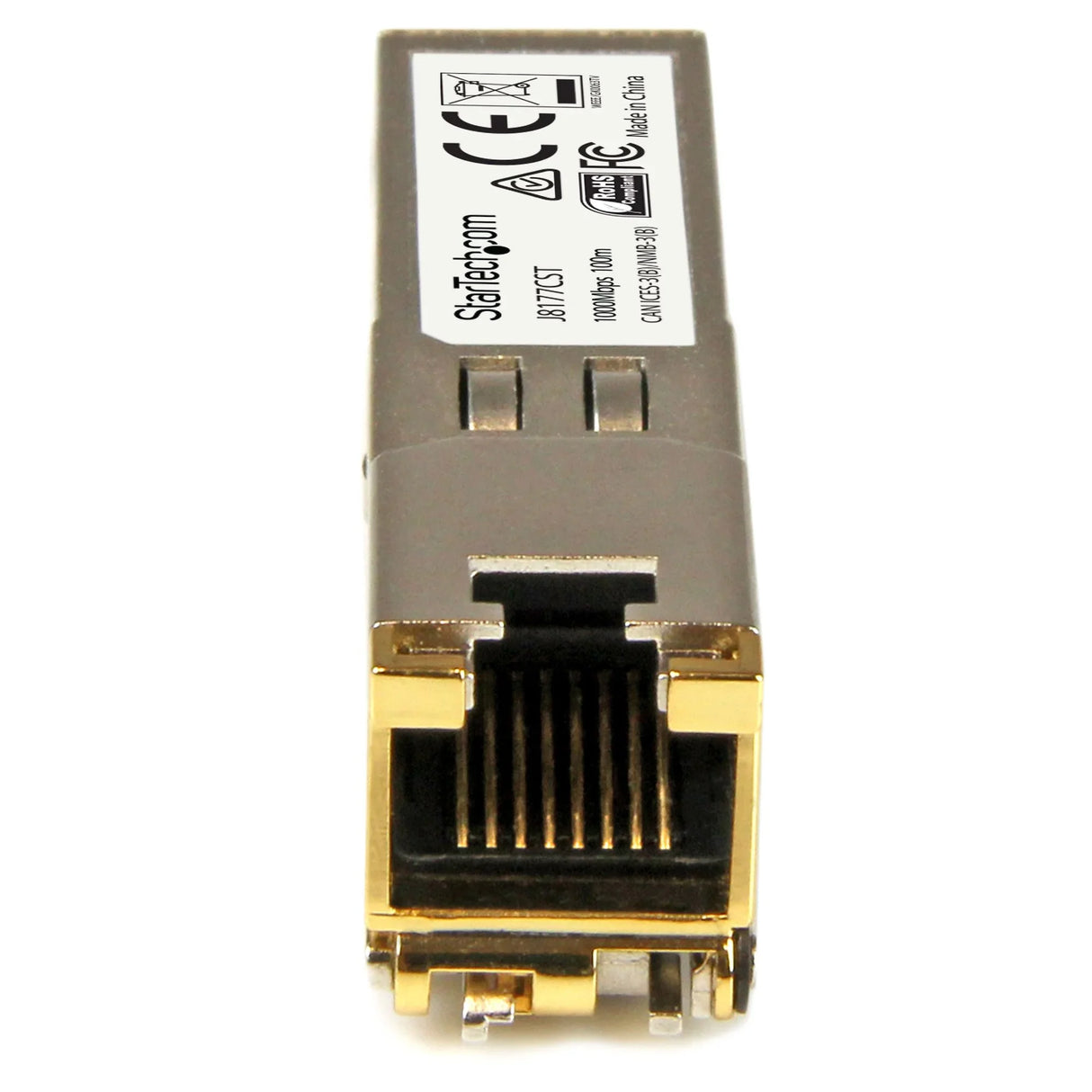 STARTECH HPE J8177C Compatible SFP Module - 1000BASE-T - SFP to RJ45 Cat6|Cat5e - 1GE Gigabit Ethernet SFP - RJ-45 100m - HPE 1810 | 1820 | 2530 (J8177CST) (J8177CST)