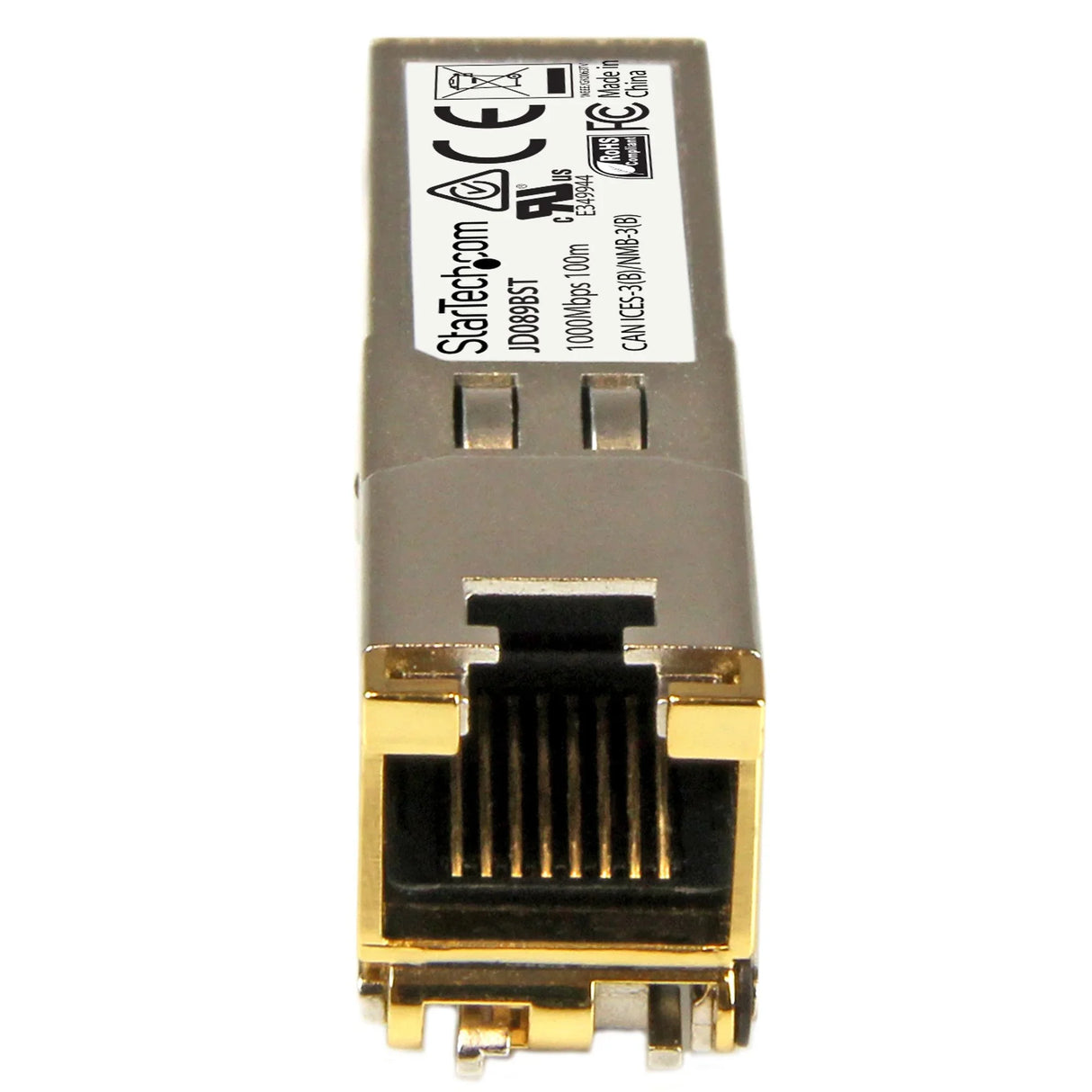 STARTECH HPE JD089B Compatible SFP Module - 1000BASE-T - SFP to RJ45 Cat6|Cat5e - 1GE Gigabit Ethernet SFP - RJ-45 100m - HPE 5820AF | 12500 | 5500 (JD089BST) (JD089BST)