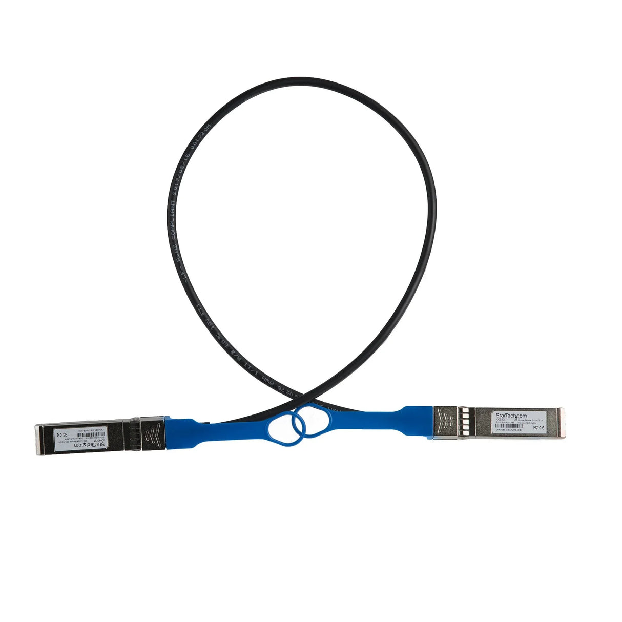 STARTECH HPE JD095C Compatible .65m 10G SFP+ to SFP+ Direct Attach Cable Twinax - 10GbE SFP+ Copper DAC 10 Gbps Low Power Passive Mini GBIC|Transceiver Module DAC Firepower A5500 (JD095CST) (JD095CST)