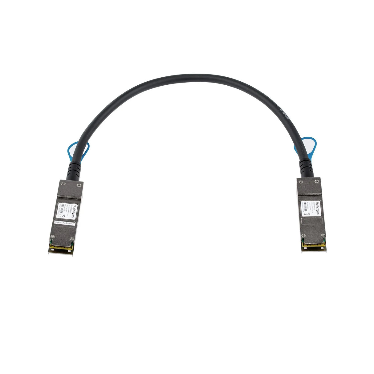 STARTECH Juniper EX-QSFP-40GE-DAC-50CM Compatible 0.5m 40G QSFP+ to QSFP+ Direct Attach Cable Twinax - 40GbE QSFP+ Copper DAC 40 Gbps Low Power Passive Transceiver Module DAC (EXQSFP4050CM) (EXQSFP4050CM)