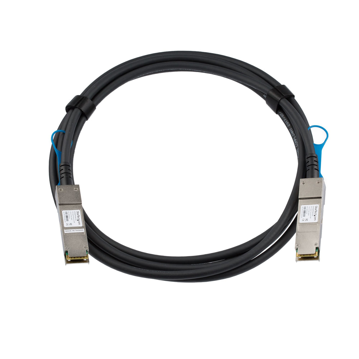 STARTECH Juniper QFX-QSFP-DAC-3M Compatible 3m 40G QSFP+ to QSFP+ Direct Attach Cable Twinax - 40GbE QSFP+ Copper DAC 40 Gbps Low Power Passive Transceiver Module DAC (QFXQSFPDAC3M) (QFXQSFPDAC3M)