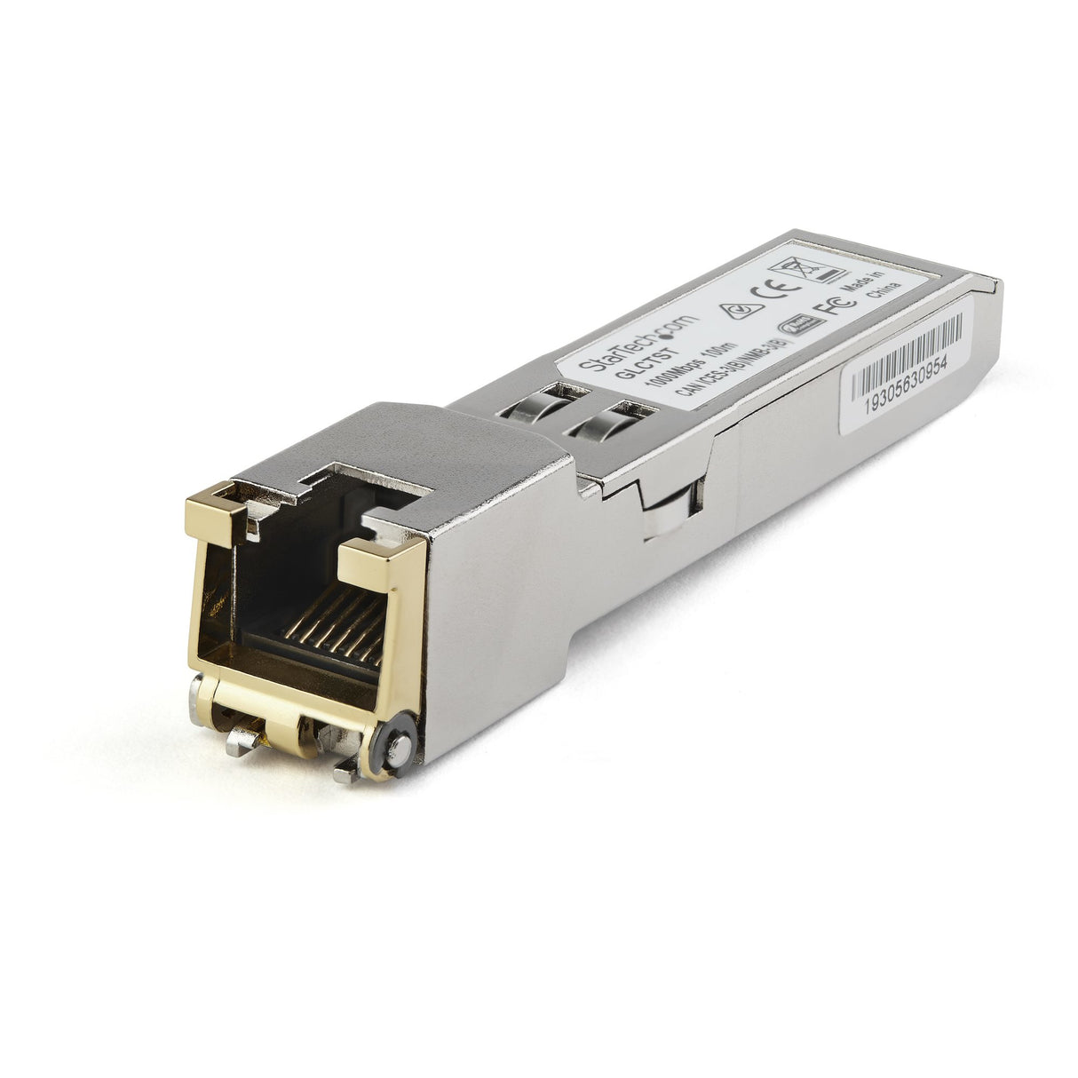 STARTECH Juniper SFP-1GE-FE-E-T Compatible SFP Module - 1000BASE-T - SFP to RJ45 Cat6|Cat5e - 1GE Gigabit Ethernet SFP - RJ-45 100m - (SFP1GEFEETST) (SFP1GEFEETST)