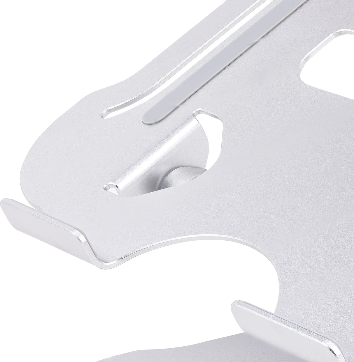 STARTECH Laptop Stand for Desk | Ergonomic Laptop Stand Adjustable Height | Aluminum | Portable | Max. 22lb (10kg) | Foldable Laptop Holder - Angled Notebook Computer Riser|Lift (ADJ-LAPTOP-RISER) (ADJ-LAPTOP-RISER)