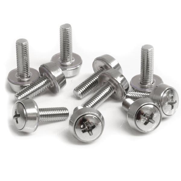 STARTECH M5 x 12mm - Screws - 100 Pack - M5 Mounting Screws for Server Rack & Cabinet (CABSCREWSM5)
