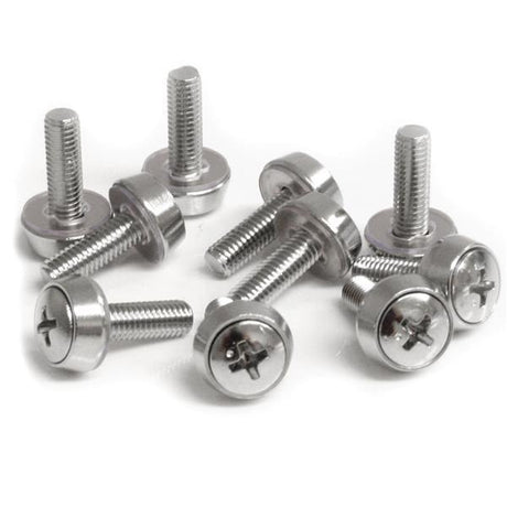 STARTECH M5 x 12mm - Screws - 100 Pack - M5 Mounting Screws for Server Rack & Cabinet (CABSCREWSM5)