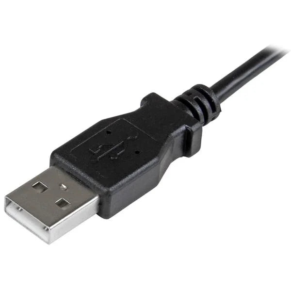 STARTECH Micro-USB Charge-and-Sync Cable M|M - Right-Angle Micro-USB - 24 AWG - 0.5 m (USBAUB50CMRA)