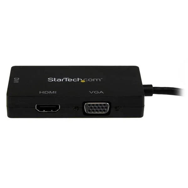 STARTECH Mini DisplayPort Adapter - 3-in-1 - 1080p - Monitor Adapter - Mini DP to HDMI | VGA | DVI Adapter Hub (MDP2VGDVHD)