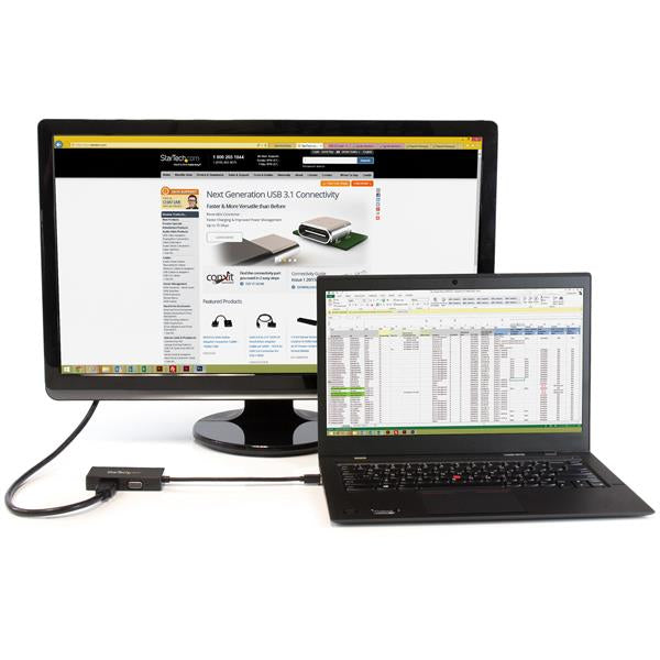 STARTECH Mini DisplayPort Adapter - 3-in-1 - 1080p - Monitor Adapter - Mini DP to HDMI | VGA | DVI Adapter Hub (MDP2VGDVHD)