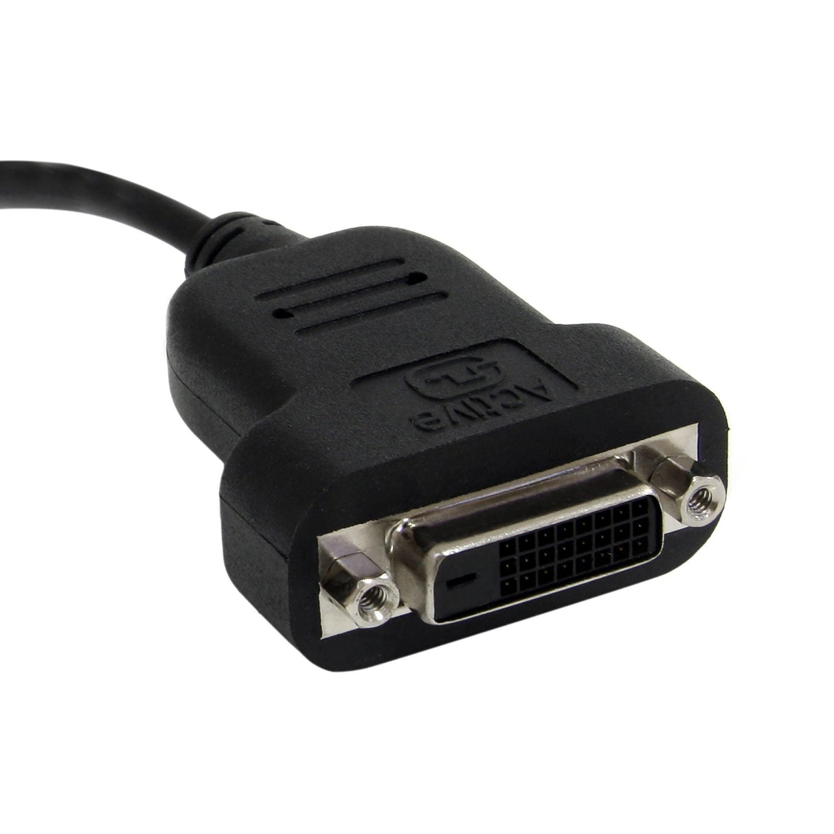 STARTECH Mini DisplayPort to DVI Adapter - Active Mini DisplayPort to DVI-D Adapter Converter - 1080p Video - mDP or Thunderbolt 1|2 Mac|PC to DVI Monitor Dongle | mDP to DVI Single-Link (MDP2DVIS) (MDP2DVIS)