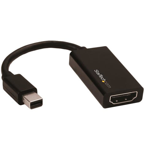 STARTECH Mini DisplayPort to HDMI Adapter - Active mDP 1.4 to HDMI 2.0 Video Converter - 4K 60Hz - Mini DP or Thunderbolt 1|2 Mac|PC to HDMI Monitor|TV|Display - mDP to HDMI Dongle (MDP2HD4K60S) (MDP2HD4K60S)