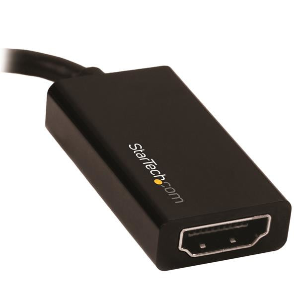 STARTECH Mini DisplayPort to HDMI Adapter - Active mDP 1.4 to HDMI 2.0 Video Converter - 4K 60Hz - Mini DP or Thunderbolt 1|2 Mac|PC to HDMI Monitor|TV|Display - mDP to HDMI Dongle (MDP2HD4K60S) (MDP2HD4K60S)
