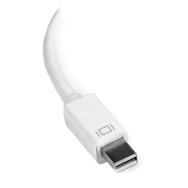 STARTECH Mini DisplayPort to HDMI Adapter - Active mDP to HDMI Video Converter - 4K 30Hz - Mini DP or Thunderbolt 1|2 Mac|PC to HDMI Monitor|TV|Display - mDP 1.2 to HDMI Adapter Dongle - White (MDP2HD4KSW) (MDP2HD4KSW)