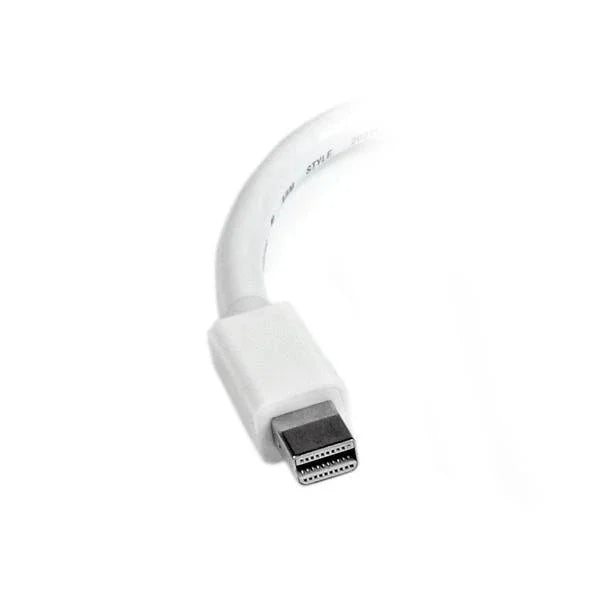 STARTECH Mini DisplayPort to HDMI Adapter - mDP to HDMI Video Converter - 1080p - Mini DP or Thunderbolt 1|2 Mac|PC to HDMI Monitor|Display|TV - Passive mDP 1.2 to HDMI Dongle - White (MDP2HDW) (MDP2HDW)