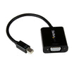 STARTECH Mini DisplayPort to VGA Adapter - Active Mini DP to VGA Converter - 1080p Video - mDP or Thunderbolt 1|2 Mac|PC to VGA Monitor|Projector|Display - mDP 1.2 to VGA Dongle - Black (MDP2VGA2) (MDP2VGA2)