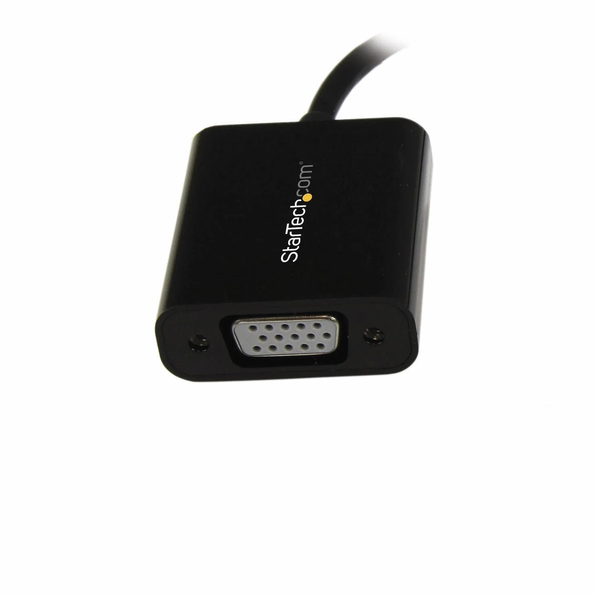 STARTECH Mini DisplayPort to VGA Adapter - Active Mini DP to VGA Converter - 1080p Video - mDP or Thunderbolt 1|2 Mac|PC to VGA Monitor|Projector|Display - mDP 1.2 to VGA Dongle - Black (MDP2VGA2) (MDP2VGA2)
