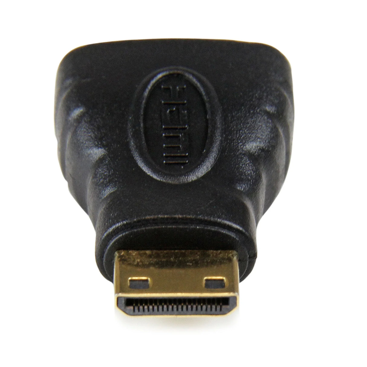 STARTECH Mini HDMI to HDMI Adapter - 4K High Speed HDMI Adapter - 4K 30Hz Ultra HD High Speed HDMI Adapter - HDMI 1.4 - Gold Plated Connectors - UHD Mini HDMI Adapter 4K - Black (HDACFM) (HDACFM)
